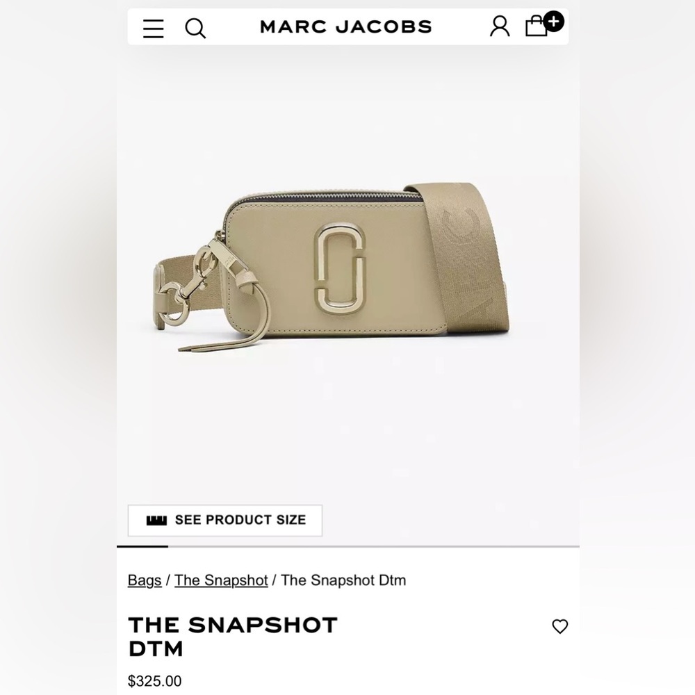Marc Jacobs The Snapshot in Khaki